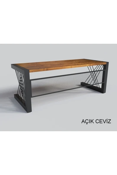 NT Concept Ntconcept Doğal Ahşap Ofis Ve Çalışma Masası-85cm-220cm-renk Seçenekli ürün görseli 1