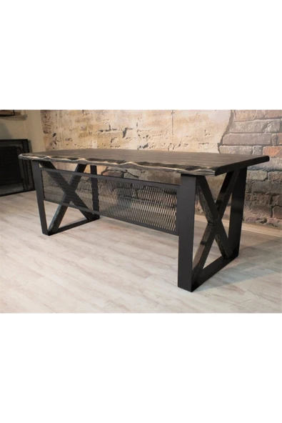 NT Concept Ntconcept Masif Ağaç Ofis Ve Çalışma Masası(85cm-160cm) ürün görseli 1