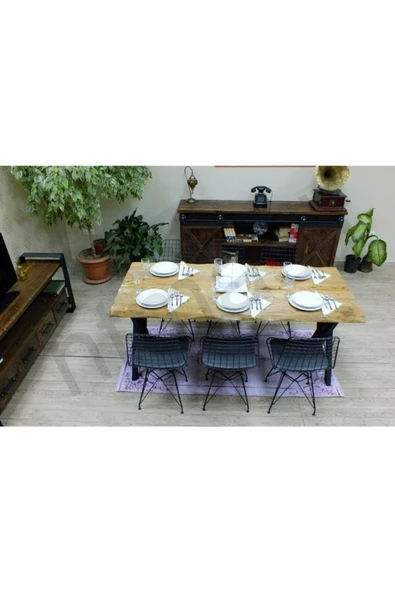 NT Concept Ntconcept Masif Ağaç Mutfak Masası(60cm-120cm Masa) ürün görseli 1
