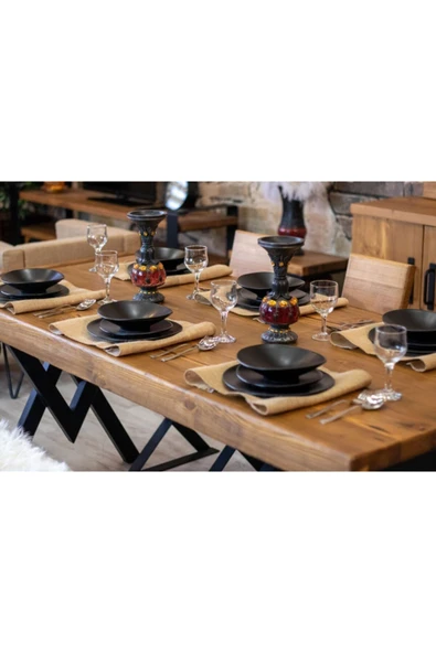 NT Concept Masif Ağaç Yemek Masası - Resim 7