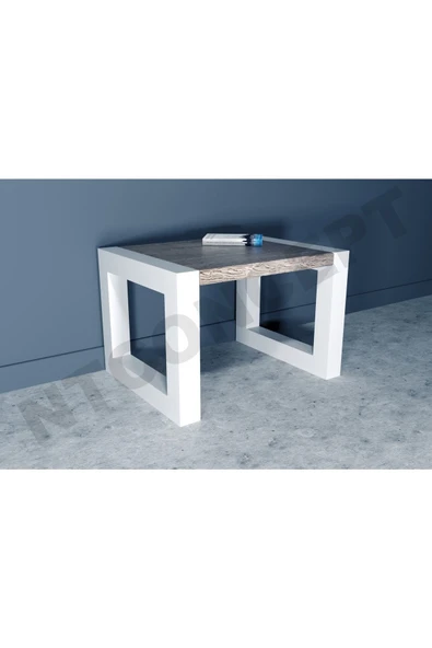 NT Concept Ntconcept Luh Masif Ahşap Sehpa(60cm-60cm-h44cm) ürün görseli 1