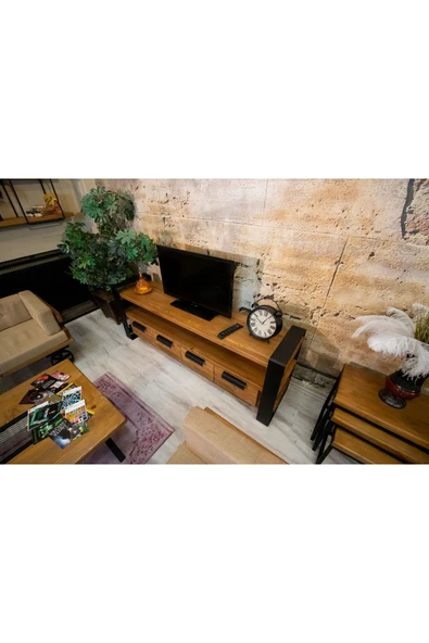 NT Concept Doğal Ağaç Tv Standı ürün görseli 1