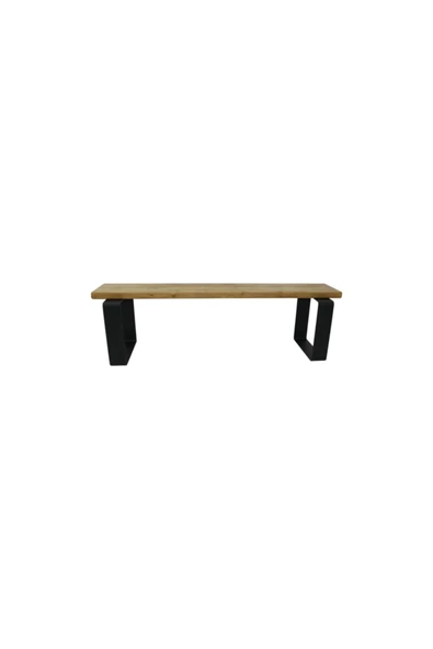 NT Concept Masif Ağaç Bank 100 cm - Resim 3