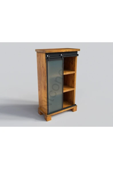 NT Concept Ntconcept Doğal Ağaç Ofis Dolabı(100cm-h150cm-41cm) ürün görseli 1