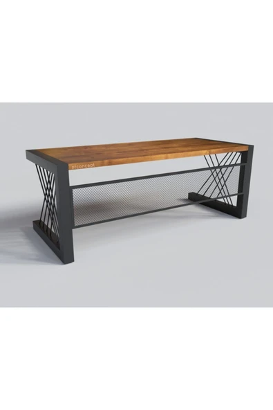 NT Concept Masif Ağaç Ofis Masası(85cm-220cm-h78cm) ürün görseli 1