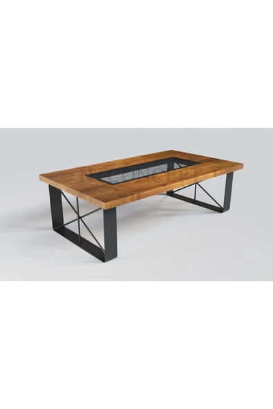 NT Concept Ntconcept Rona Masif Ahşap Sehpa(75cm-140cm-h44cm) ürün görseli 1