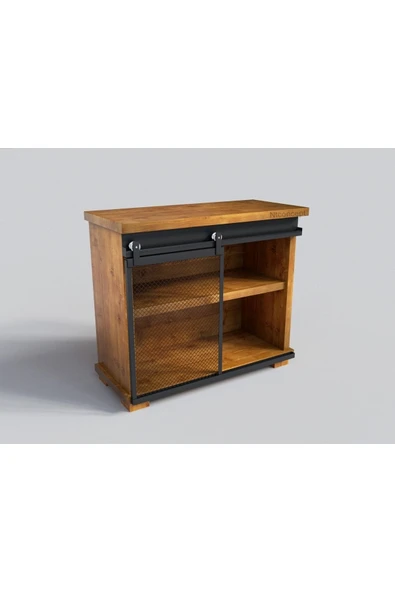 NT Concept Ntconcept Doğal Ahşap Ofis Konsolu(110cm-h90cm-41cm) ürün görseli 1