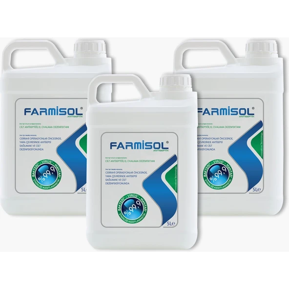 Farmisol Antiseptik 5 Litre 3 Adet - Dezenfektan ürün görseli 1
