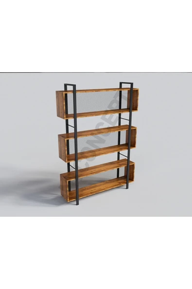 NT Concept Tora Masif Ağaç Kitaplık Vitrin En 80 cm ürün görseli 1