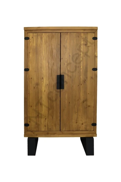NT Concept Ntconcept Doğal Ağaç Dolap(80cm-h185cm-41cm) ürün görseli 1