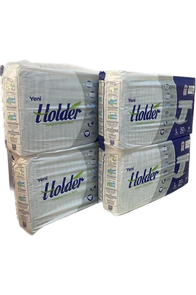 Holder Yetişkin Hasta Bezi Büyük Boy ( Large ) 30 x 4 Adet ürün görseli 1