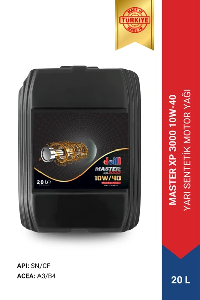 MASTER 10W-40 API SM/CF ACEA A3/B4 20 Litre Yarı Sentetik Motor Yağı (Üretim Yılı: 2026) ürün görseli 1