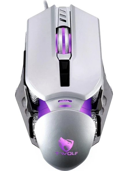 MF Product Strike 0574 Rgb Kablolu Gaming Mouse Gri ürün görseli 1