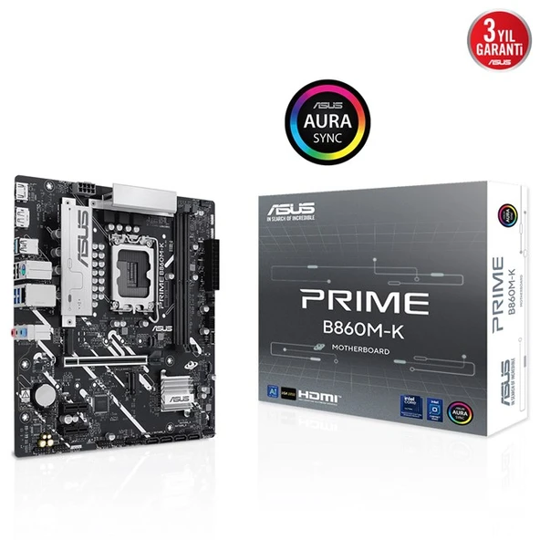 Asus Prime B860M-K D5 1851P Hdmi Dp ürün görseli 1