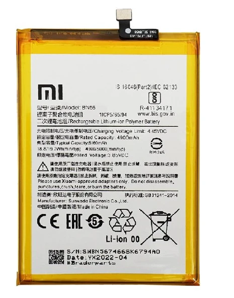 Xiaomi Redmi A1 PLUS - Uyumlu Batarya Pil Sıfır Orijinal ürün görseli 1