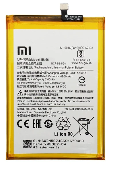 Xiaomi Redmi A2 PLUS - Uyumlu Batarya Pil Sıfır Orijinal ürün görseli 1