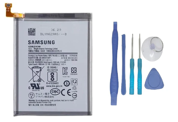 Samsung Galaxy M30S - SM-M307 Uyumlu Batarya Pil Sıfır Orijinal + TAMİR SETİ ürün görseli 1