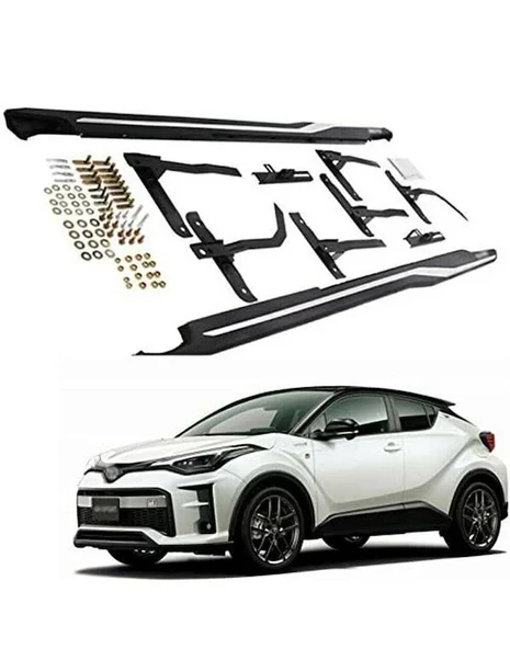 Toyota C-Hr Uyumlu Yan Basamak 2016- Side Step Square Style ürün görseli 1
