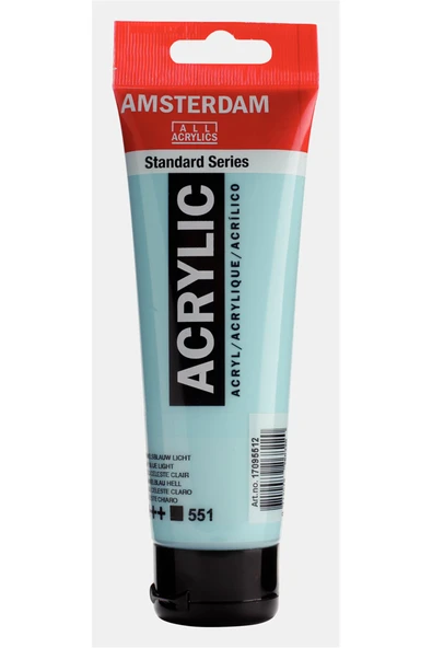 Amsterdam Akrilik Boya 120ml 551 Sky Blue Light ürün görseli 1