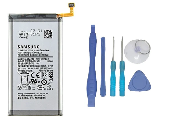 Samsung Galaxy S10 - SM-G973 Uyumlu Batarya Pil Sıfır Orijinal + TAMİR SETİ ürün görseli 1