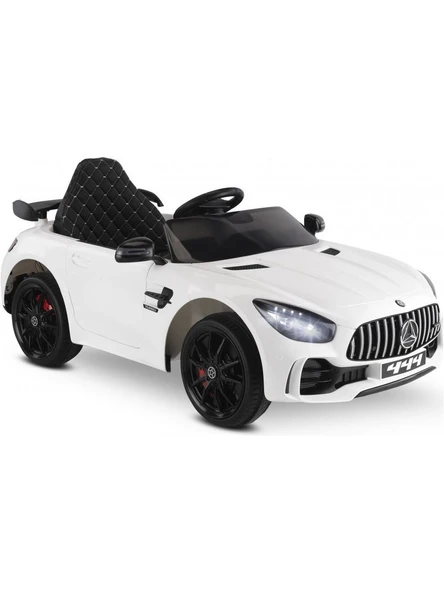 BabyHope 444 Gtr Sport Akülü Araba 12V beyaz ürün görseli 1