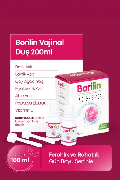 BORİLİN VAJİNAL DUŞ 200ML - Resim 4