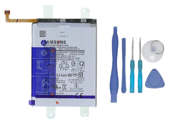 Samsung Galaxy M13 - SM-M135 Uyumlu Batarya Pil Sıfır Orijinal + TAMİR SETİ ürün görseli 1