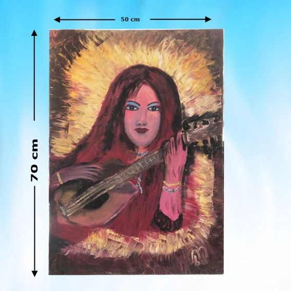 YAĞLI BOYA (EL YAPIMI ) TABLO 70X50 cm ürün görseli 1