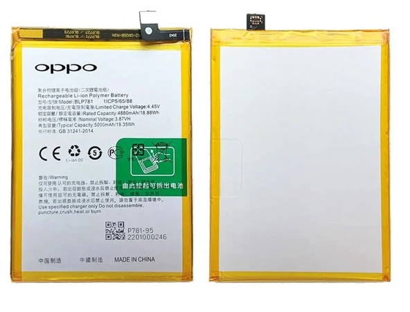 Oppo A92 Uyumlu Batarya Pil Sıfır Orijinal ürün görseli 1