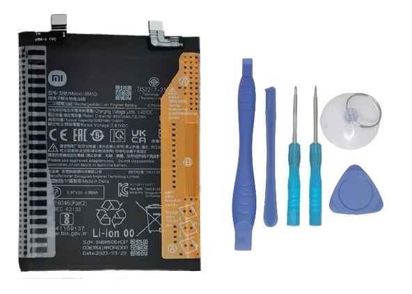 Xiaomi POCO X4 GT -BM 5G - Uyumlu Batarya Pil Sıfır Orijinal + TAMİR SETİ ürün görseli 1