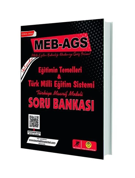 2025 MEB AGS Eğitimin Temelleri ve Türk Milli Eğitim Sistemi Soru Bankası Tasarı Yayınları ürün görseli 1