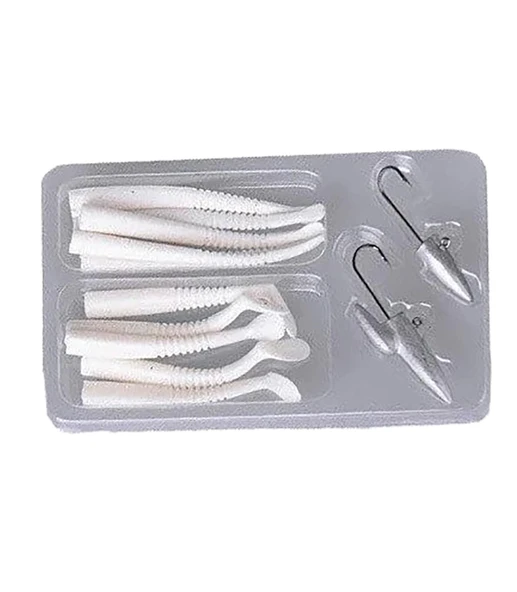Savage gear Lrf Micro Sandeel Kit 12 Adet(1+1.5+5) LRF Yemi  White ürün görseli 1