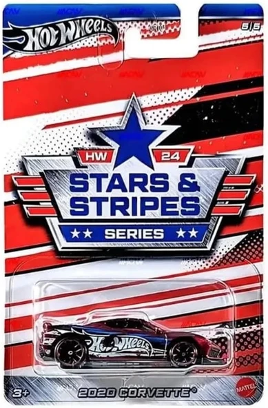 Hot Wheels Stars & Stripes : 2020 Corvette ürün görseli 1