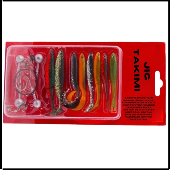 Uyguna-Yakala Yem Seti 14-tlg Jig Takımı -LER.030 ürün görseli 1