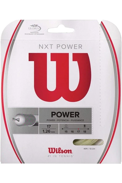 Wilson Nxt Power Natural 17/1.25 Tekli Kordaj WRZ941700 ürün görseli 1