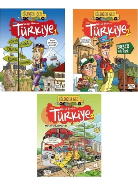 Güzel Ülkem Türkiyem Seti - 3 Kitap ürün görseli 1