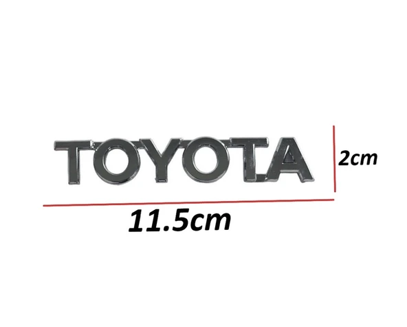 YAZI YARİS 06-10 ARKA (TOYOTA YAZISI) ürün görseli 1