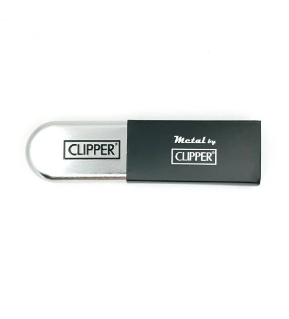Clipper Metal Taşlı Gümüş Çakmak - Resim 4