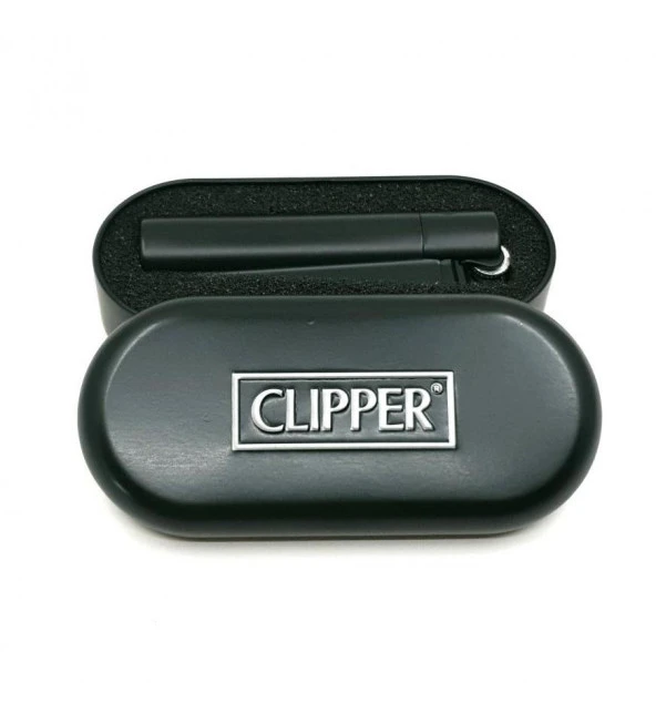 Clipper Metal Siboplu Siyah Çakmak - Resim 2