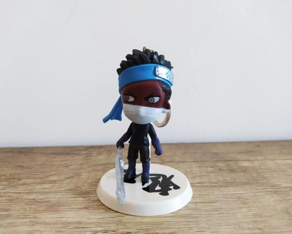 Naruto Anime Momochi Zabuza Mini Action Figür Oyuncak Biblo Masaüstü Süsü Anahtarlık 7cm ürün görseli 1