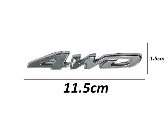 YAZI RAV4 00-12 ARKA (4WD YAZISI) ürün görseli 1