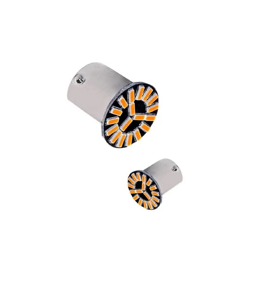 Tek Duy 1156 18 Led Ampul Turuncu Sinyal Olarak   Kullanılabilir ürün görseli 1