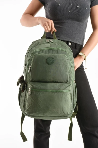 Unisex Sırt Çantası Gülük Kullanıma Uygun Büyük Boy Seyahat Çantası 43*30 Cm Okul Çantası Su İtici ürün görseli 1