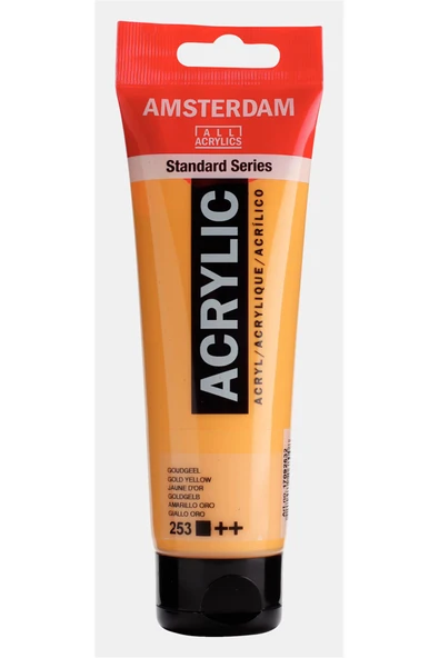 Amsterdam Akrilik Boya 120ml 253 Gold Yellow ürün görseli 1