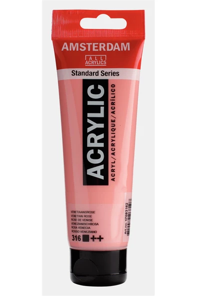 Amsterdam Akrilik Boya 120ml 316 Venetian Rose ürün görseli 1