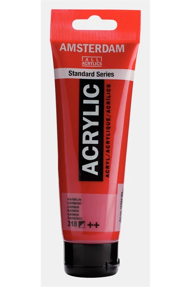 Amsterdam Akrilik Boya 120ml 318 Carmine ürün görseli 1