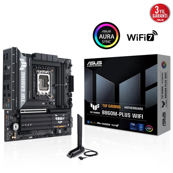 Asus Tuf Gaming B860M-Plus Wifi D5 1851P Type-C ürün görseli 1