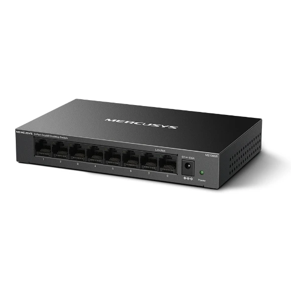 TP-LINK MERCUSYS MS108GS 8 PORT 10/100/1000 SWITCH - Resim 2