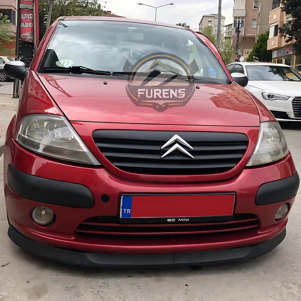 Citroen C3 2003-2010 Uyumlu H lip Esnek Ön Lip 2 Parça Karlık Ön Ek Tampon Altı Dil ürün görseli 1