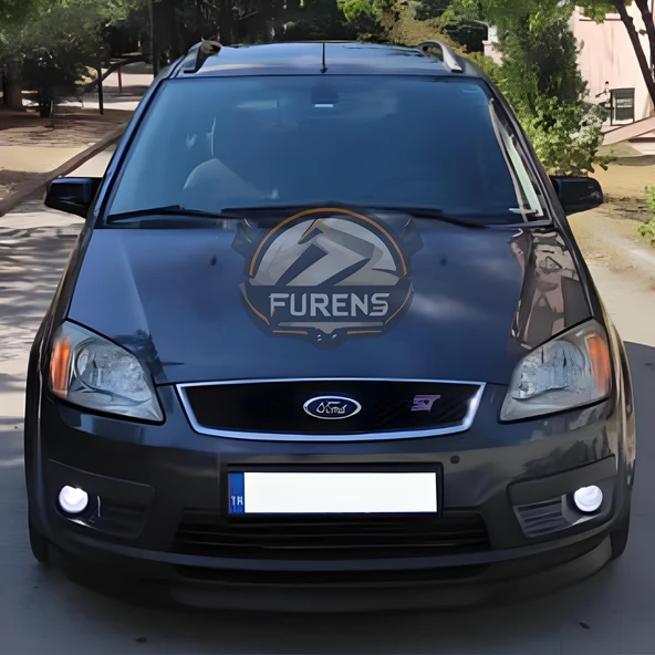 Ford C-Max 2003-2010 Uyumlu H lip Esnek Ön Lip 2 Parça Karlık Ön Ek Tampon Altı Dil ürün görseli 1